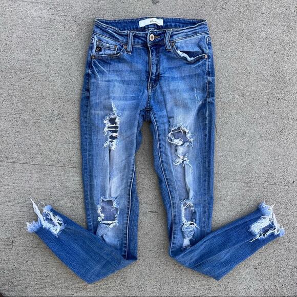 KanCan Florence Mid Rise Super Skinny Jeans - Picture 1 of 9